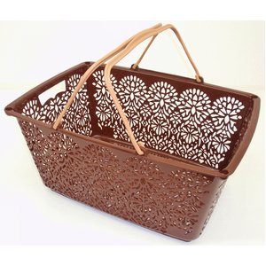 【全10色！日本製】MAHALO BASKET（マハロバスケット）ショコラクッキー　MB005【おしゃれなマイバスケット】