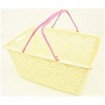 【全10色！日本製】MAHALO BASKET（マハロバスケット）スウィートミルク　MB013【おしゃれなマイバスケット】