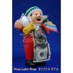 【エケコ人形15cm】レッド（赤）（ペルー直輸入）