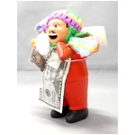 【エケコ人形15cm】 エケコ人形・色はオレンジ（橙色） 当店モデル（ペルー直輸入）