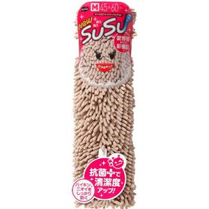 山崎産業 バスマット スウスウ 45×60cm 抗菌仕様 ライトベージュ