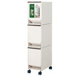 アスベル 分別ゴミ箱 3段ゴミ箱 ダストボックス 37.5L