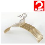 MAWA（マワ）社 10本セット マワハンガー 滑らないハンガー レディースライン ゴールド