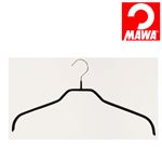 MAWA（マワ）社 10本セット マワハンガー 滑らないハンガー レディースハンガー ブラック