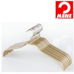 MAWA（マワ）社 10本セット マワハンガー 滑らないハンガー レディースハンガー ゴールド