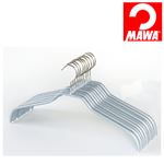 MAWA（マワ）社 10本セット マワハンガー 滑らないハンガー レディースハンガー シルバー