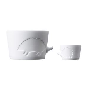 キントー Mugtail 磁器製マグカップ ハリネズミ