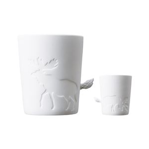 キントー Mugtail 磁器製マグカップ ヘラジカ