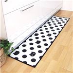 オカトー キッチンマット 45×180cm アラモード ドットネコ