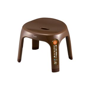 アスベル Emeal （エミール）風呂椅子 高さ25cm ブラウン