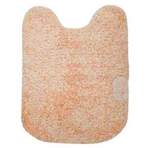 ヨコヅナ（旧：横綱工業） トイレマット 足元マット キャンディフロス ロング オレンジ 約80x60cm