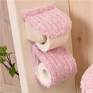 ヨコヅナ（旧：横綱工業） ペーパーホルダーカバー キャンディフロス ピンク