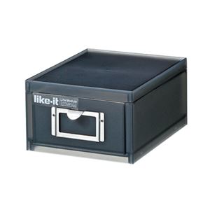吉川国工業所 ライフモジュール A6 ファイルユニット 浅 ブラック LM-60