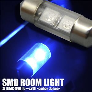 SMD2灯使用 車内ライト 2SMDルーム球 赤 1点イメージ小