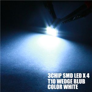 3CHIP SMD LED X 4 T10 XNGAz EFbW 2Zbg 1_摜R