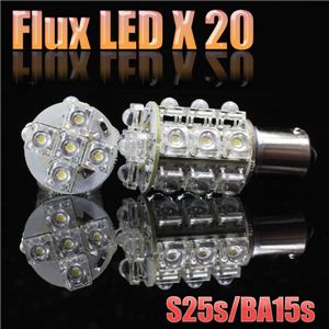 S25s^BA15s Flux LED20AVO 2Zbg e[EECJ[ FLUX20AS25S 1摜1