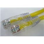 【訳あり・在庫処分】エイム電子 CAT6ケーブル 両端RJ45 単線 ストレート結線 100m (黄) C6S-SO-YL-100