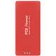 PQI Japan <PQI-Power5000C>リチウムポリマー搭載モバイルバッテリー(5000mAh/5V2A/レッド) 6PPA-06BR0003A画像最小1