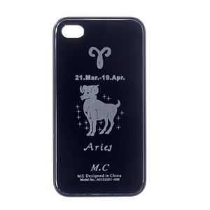 【iphoneケース 星座モチーフ ARIES 牡羊座】iphone4/4S 対応 パープル画像その1更新中
