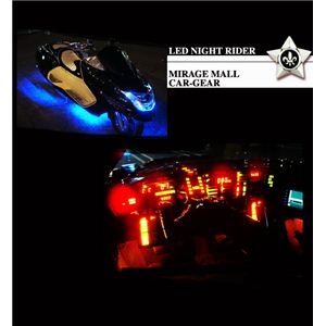 LED NIGHT RIDER 〜高輝度LEDライトデコレーションテープ ブラックベース ブルーカラー 900mm画像その1更新中