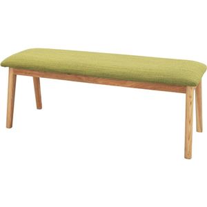 モタ ベンチ 木製(天然木) 高さ37cm HOC-330GR グリーン(緑)