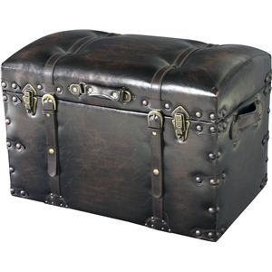 《Traver Furniture》ビンテージ風スタイル トランクセット IW-876　★S・Lサイズ2個セット