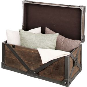 《Traver Furniture》ビンテージ風スタイル トランクL IW-983