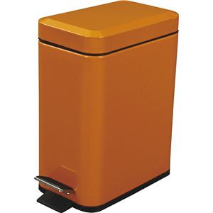 ダストボックスフォッサ ブラウン茶色 LFS-076OR【ペダル式ふた付きごみ箱】