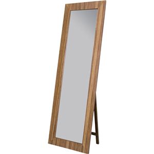 スタンドミラー 全身姿見鏡 バウム 飛散防止フィルム加工 高さ155cm 木製 TSM-531ZB