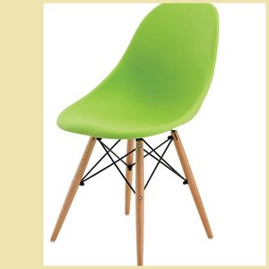 ダイニングチェア(カフェチェア) 木製(天然木) CL-793CGR グリーン（緑）