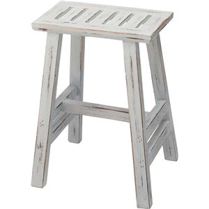 ベンチ(ソーレ スツール) 木製 高さ44cm ［カントリー雑貨＆家具］ LFS-491BW