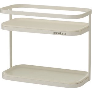 収納ラック/キッチンラック レギュラーサイズ スチール 幅23.5cm×高さ18.5cm 滑り止め付き RSR-211WH ホワイト (白)
