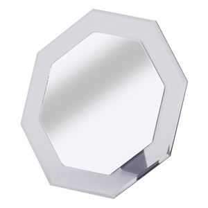 八角形ミラー スチロール樹脂 AHK-920349 クリア