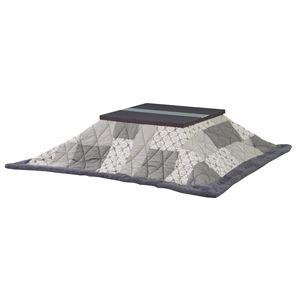薄掛けこたつ布団 正方形 (190cm×190cm) コットン (綿)入り Patchwork KK-115