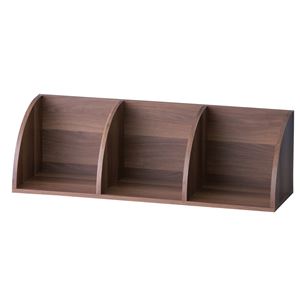 マルチラック/コーナーラック (コンビネーションラック) 3段 高さ87cm MR-CN-2BR ブラウン