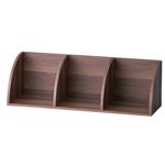 マルチラック/コーナーラック (コンビネーションラック) 3段 高さ87cm MR-CN-2BR ブラウン