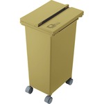 ダストボックス キャスター付き 20L 〔ふた付きごみ箱〕東谷 RSD-114YE イエロー(黄)