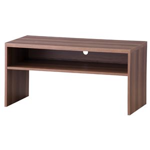 ユニットマルチデスクワイド (コンビネーションラック) 幅78.5cm×高さ39cm UND-WD-2BR ブラウン