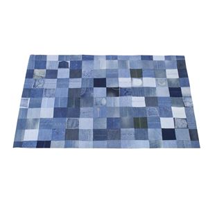 ラグマット 長方形(140cm×200cm) コットン ウレタンフォーム WE-130