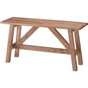 ベンチ 【Saran】サラン 木製(天然木) 高さ45cm NW-721