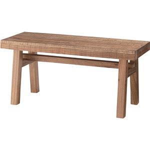 ベンチ 【Saran】サラン 木製(天然木) 高さ45cm NW-726