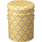 ペール缶スツール(収納付きスツール) スチール ［インテリア家具］ JAM-236YE イエロー(黄)