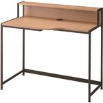 フィル  デスク  スチール  棚収納付き  幅100cm×奥行50cm×高さ89cm(天板72cm)   PT-903BK  ブラック(黒)