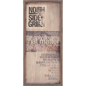 サインボード(看板)  木製(天然木)  横33cm×縦71cm  ［インテリア雑貨］     SNB-141C