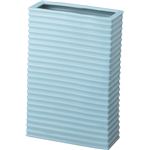 傘立て/アンブレラスタンド  【レクト】  陶器  スリム  ［インテリア小物］   LFS-117BL  ブルー(青)