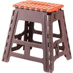 踏み台(クラフタースツールＬ) 折りたたみ式 高さ39cm FKF-622OR オレンジ