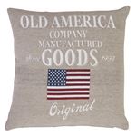 プリントクッション 【USA】 正方形 45cm×45cm コットン (綿)入り ［インテリア雑貨］ TTC-110C