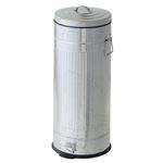 ダストボックス ペダル式 蓋付き 【Garp】ガープ 30L LFS-156SV シルバー(銀) 
