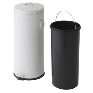 ダストボックス ペダル式 蓋付き 【Garp】ガープ 30L LFS-156WH ホワイト(白)