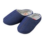 ルームシューズ デニム地 ［スリッパ/上履き］ 防寒具 GLS-439D